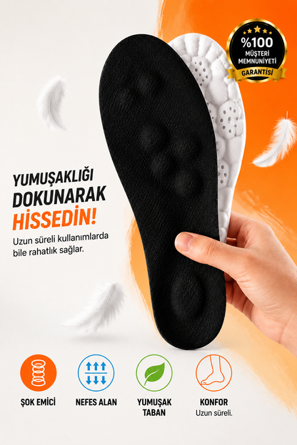 UltraSoft AirFlex Şok Emici Nefes Alan Ekstra Konfor Ayakkabı Tabanlığı